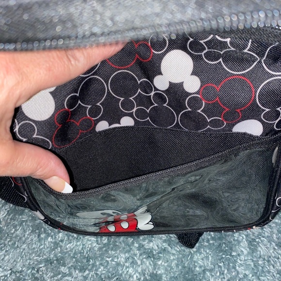 Disney Mickey Mouse Black and Red diaper Bag - Picture 5 of 9